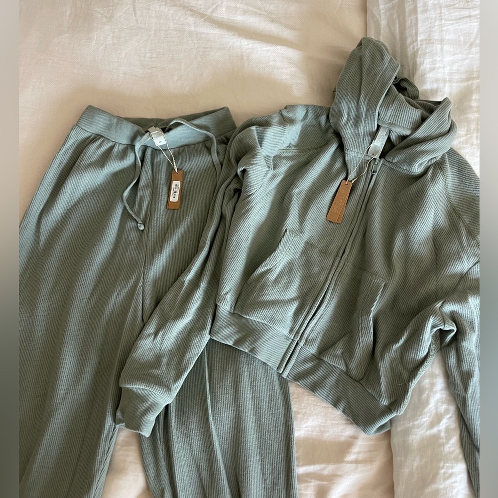 SKIMS Sage Green Jogger Set